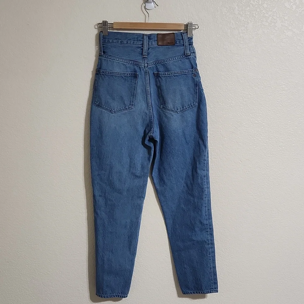 Madewell The Highest-Rise Momjean in Glencoe Wash Size 25 - Picture 7 of 14